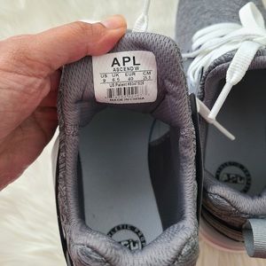 APL Grey Quilted Ascend Techloom Sneakers 9